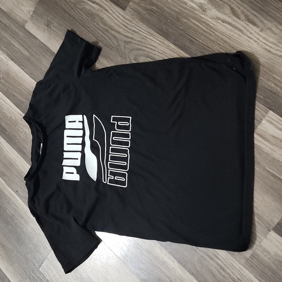 Puma Other - PUMA Black and White Logo  Short Sleeve T SHIRT Size 14/16